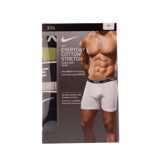 Men's Nike 3 Pack of Boxer Briefs in Multi