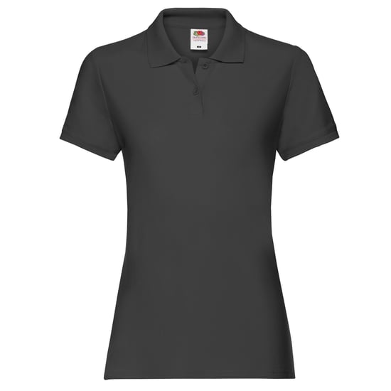 Fruit of the Loom Womens/Ladies Premium Polo Shirt (Black) - Image 1