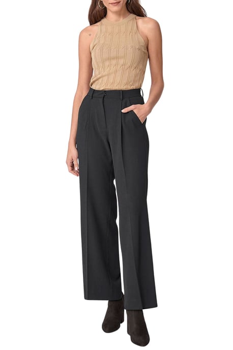 Fine Cable Knit Vest Top