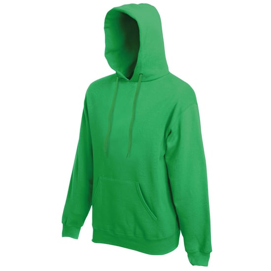 Fruit Of The Loom Kids Unisex Classic 80/20 Hoodie (Kelly Green) - Image 2