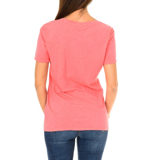 Women's short-sleeved V-neck T-shirt 3Y5T45-5JZMZ