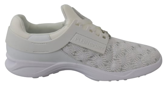 Zapatillas para correr Beth de poliéster blancas para mujer Plein Sport - Image 1