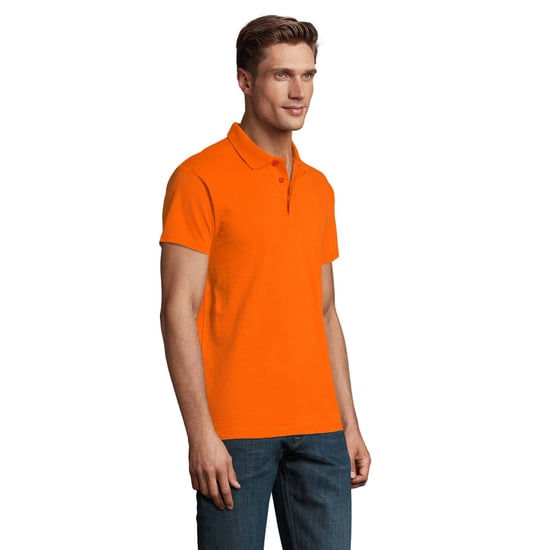 SOLS Mens Spring II Polo Shirt (Orange) - Image 3