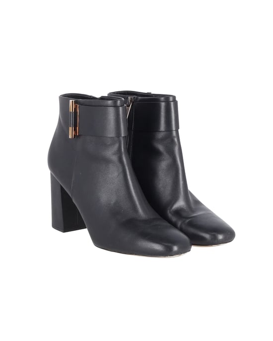 Michael Kors Gloria Ankle Boots in Black Leather - Image 4