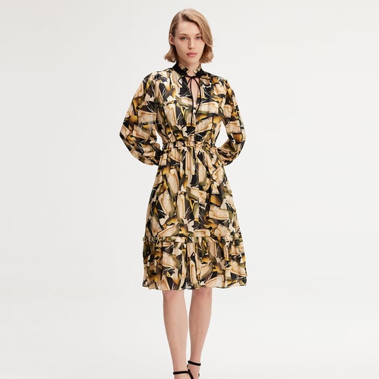 Tunic dress with graphic print - Image 3