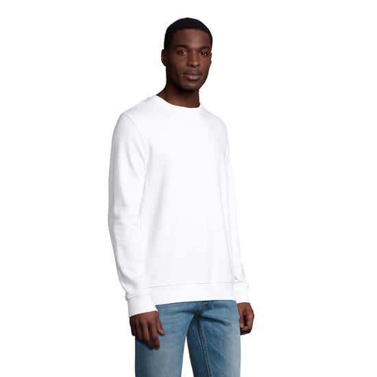 SOLS Unisex Adult Comet Organic Sweatshirt (White) - Image 5