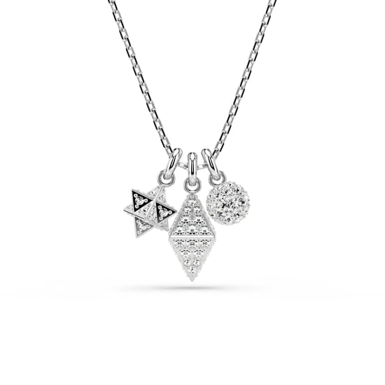 Swarovski 'Dextera' Women's Base Metal Necklace - Silver 5700288 - Image 4