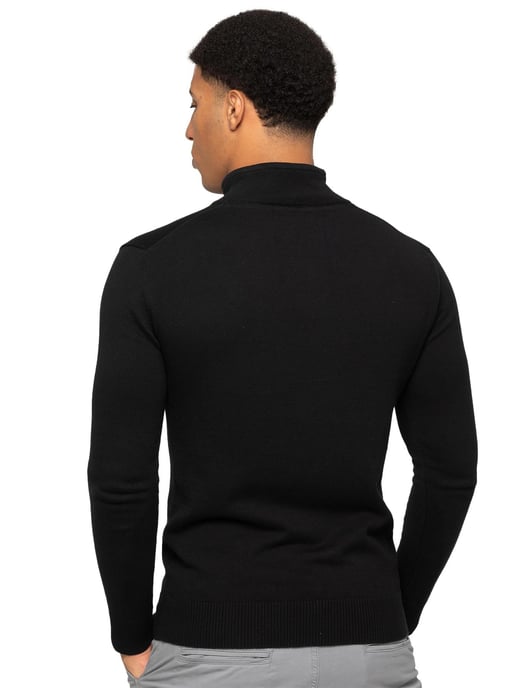 Enzo Milano | Jersey de punto con media cremallera para hombre - Image 3