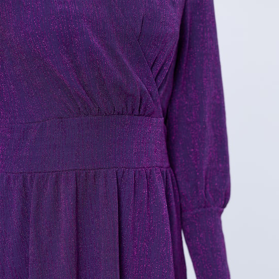 Long sleeves skater dress - Image 6