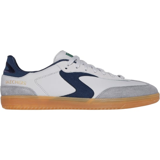 Skechers Hotshot Pyke Synthetic Men's Grey/Navy Trainers - Image 5