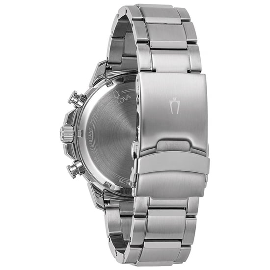 Bulova Marine Star Men's Silver Watch 96B272 - Image 2