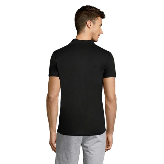 SOLS Mens Performer Sports Polo Shirt (Black) - Image 2