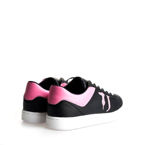 Trussardi Jeans Zapatillas de mujer negro, rosado - Image 3