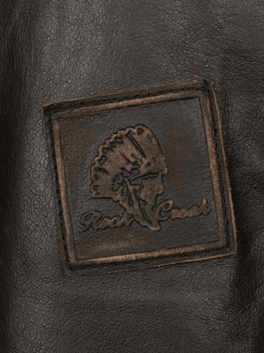 Rock Creek Lederjacke Dunkelbraun