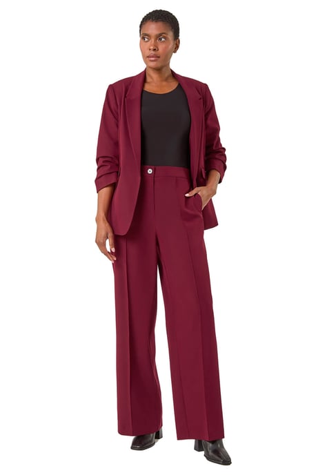 Wide Leg Relaxed Fit Trousers - Image 2