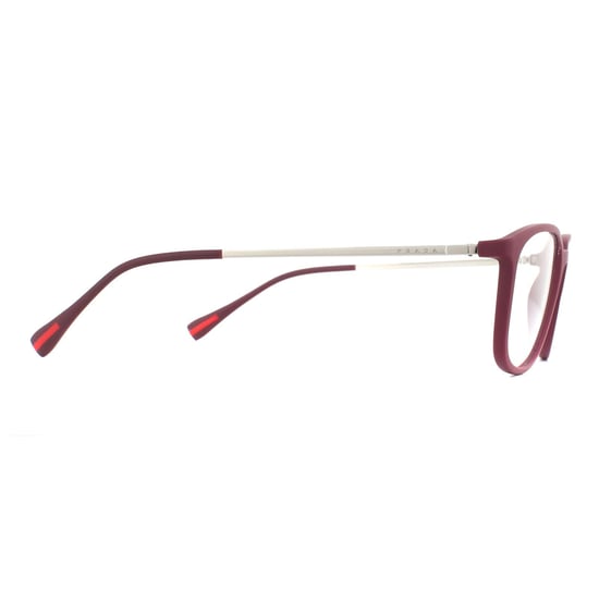 Montura de Gafas Prada Sport PS03HV VYX1O1 Borbón de Caucho para Hombre - Image 4