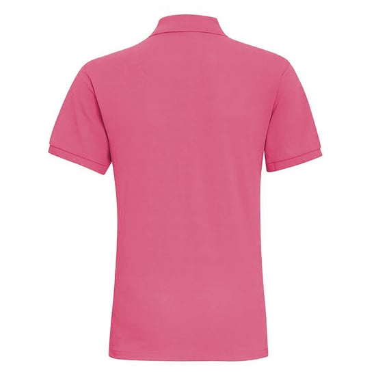 Asquith & Fox Mens Plain Short Sleeve Polo Shirt (Pink Carnation) - Image 2