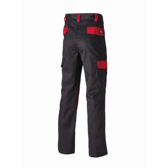 Dickies todos los días para hombres de trabajo negro/rojo pantalones - Image 2