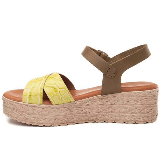 Platform sandal Montevita in Green