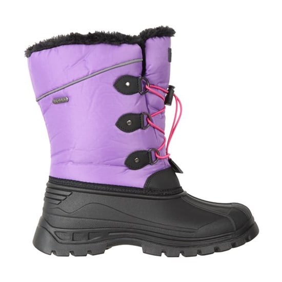 Mountain Warehouse Childrens/Kids Whistler Adaptive Snow Boots (Dark Purple)