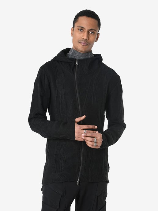 La Haine Inside Us Suéter Full Zip del hombre negro - Image 3