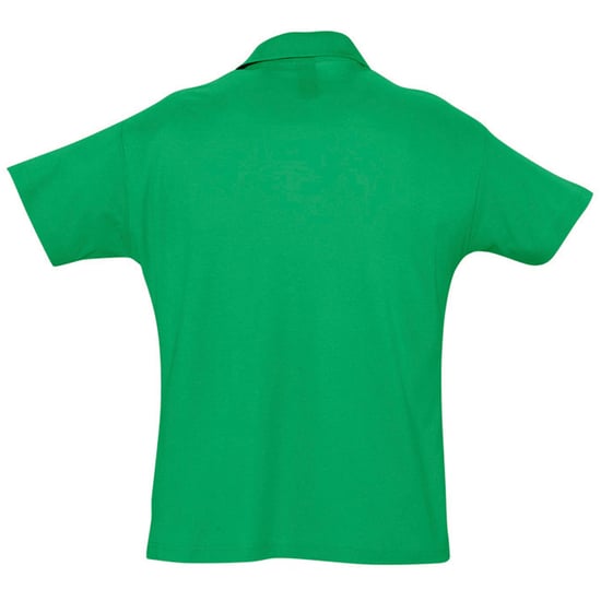 SOLS Mens Summer II Pique Short Sleeve Polo Shirt (Kelly Green) - Image 2