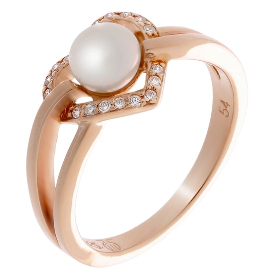 Orphelia Women's 925 Sterling Silver Ring - Rose ZR-7233/RG