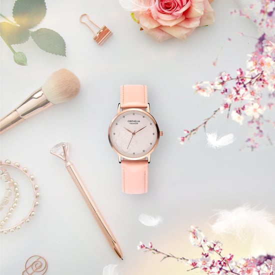 Orphelia Fashion Petal Blossom Women's Pink Watch OF711902 - Image 4