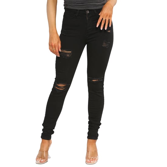 Jeans Skinny Stretch Denim para Mujer | Enzo Designer Ropa de mujer - Image 2
