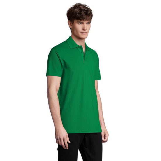 SOLS Mens Spring II Polo Shirt (Kelly Green) - Image 3