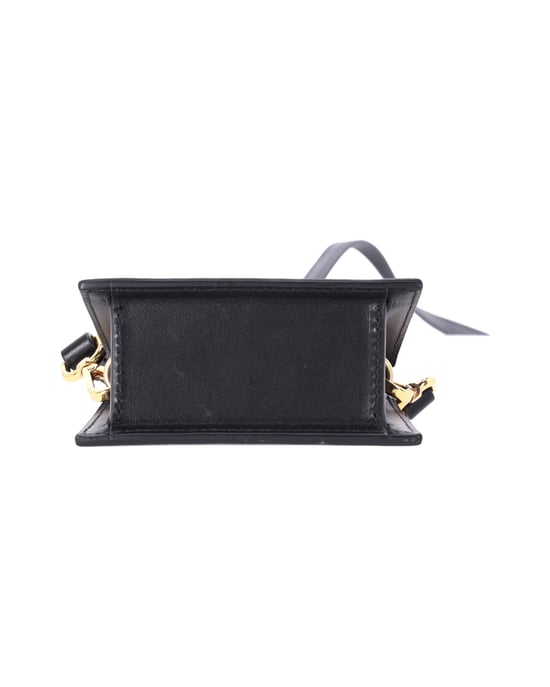 Jacquemus Le Chiquito Top Handle Bag in Black Leather - Image 5