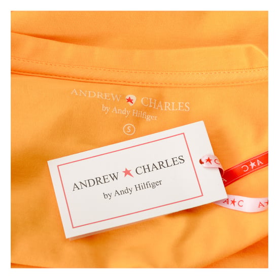 Andrew Charles Womens T-Shirt Short Sleeves V-Neck Yellow TAPIWA