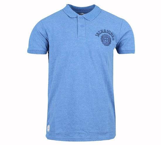 Jack and Jones Athletic Polo Light Blue Polo Shirt