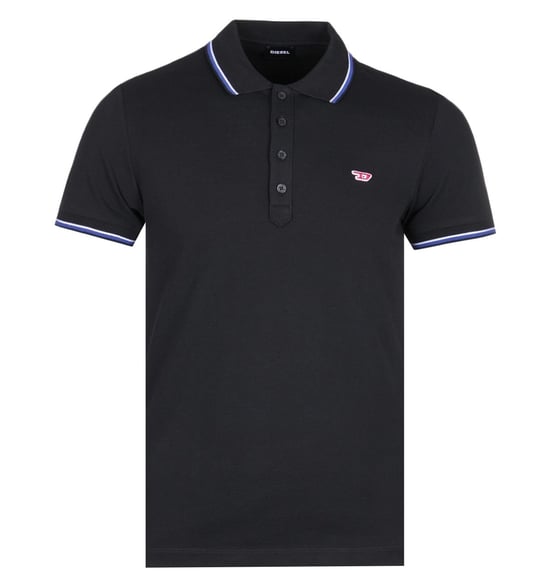 Diesel T-Randy-Nuevo Polo Negro - Image 1
