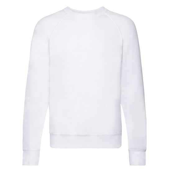 Fruit of the Loom Unisex Adult Lightweight Raglan Sweatshirt (White) - Image 1