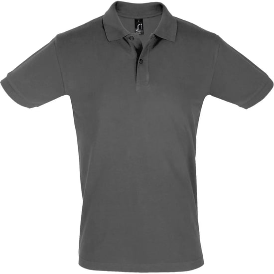 SOLS Mens Perfect Polo Shirt (Dark Grey Solid) - Image 1