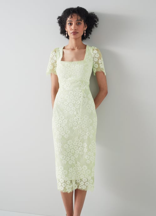 LK Bennett Posy Dresses, Pistachio