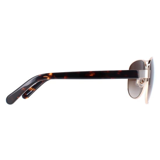 Kate Spade Aviator Womens Gold Havana Brown Gradient Dalia 2/S