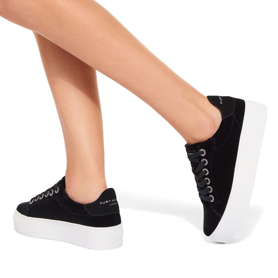 Kurt Geiger London Velvet Kgl Crystal Cupsole Sneakers