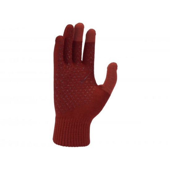 Nike Mens Cinnabar Knitted Swoosh Gloves (Red) - Image 2