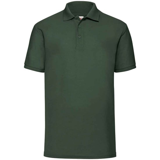 Fruit of the Loom Mens Pique Polo Shirt (Bottle Green) - Image 1
