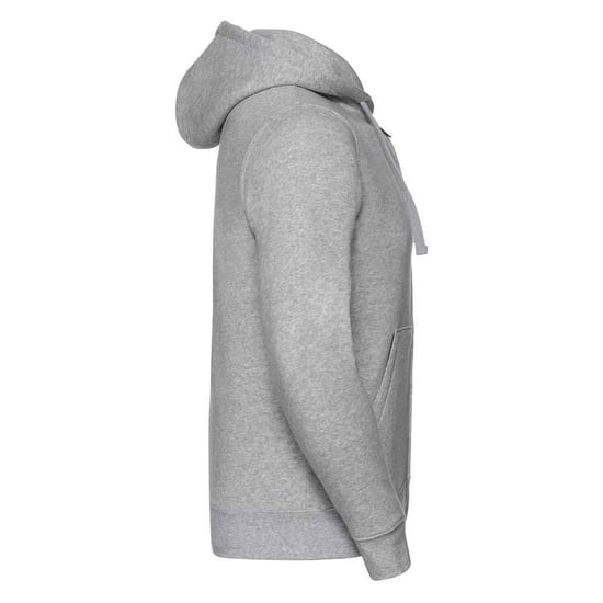 Russell Mens Authentic Hooded Sweatshirt (Light Oxford) - Image 3