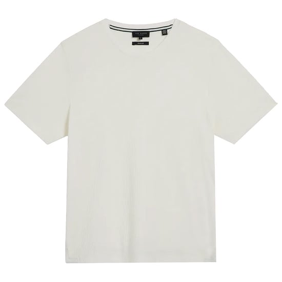 Ted Baker Rakes Textured Mens White T-Shirt