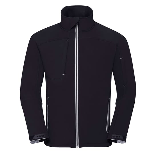 Russell Mens Bionic Soft Shell Jacket (French Navy) - Image 1