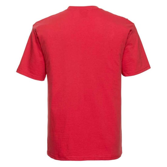 Russell Mens Ringspun Cotton Classic T-Shirt (Bright Red) - Image 2