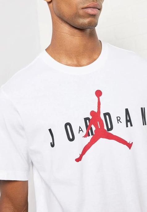 Camiseta Nike Air Jordan para hombre en blanco - Image 3