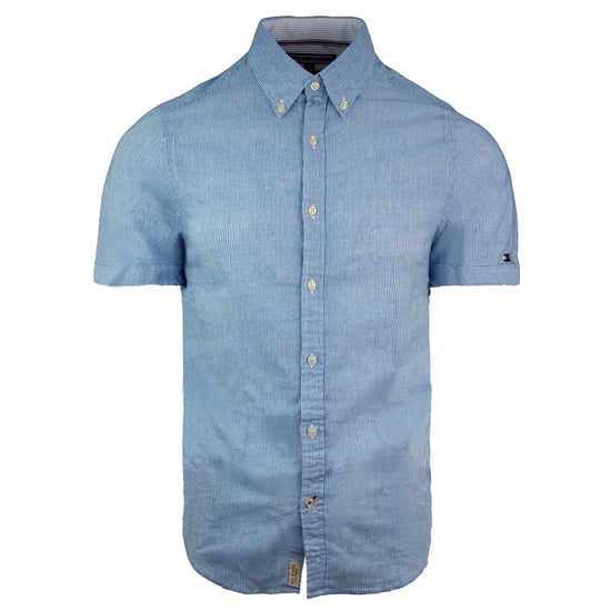 Camisa Tommy Hilfiger Hombre Casual Azul - Image 1
