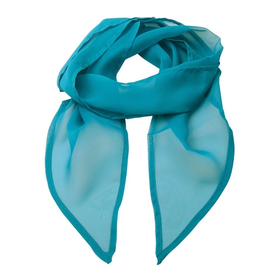 Premier Unisex Adult Colours Chiffon Scarf (Teal) - Image 1