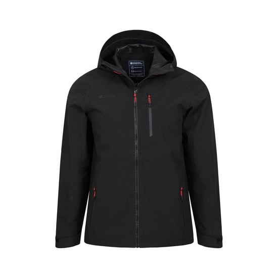 Mountain Warehouse Mens Bachill Three Layer Waterproof Jacket (Black) - Image 5