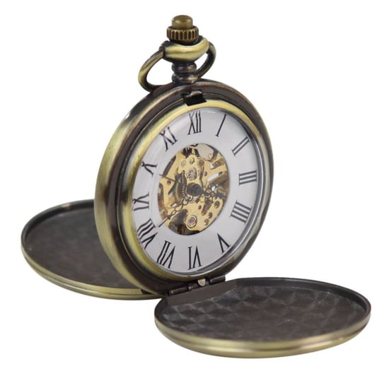Reloj de bolsillo mecánico clásico Peaky Blinders vintage esqueleto automático - Image 1